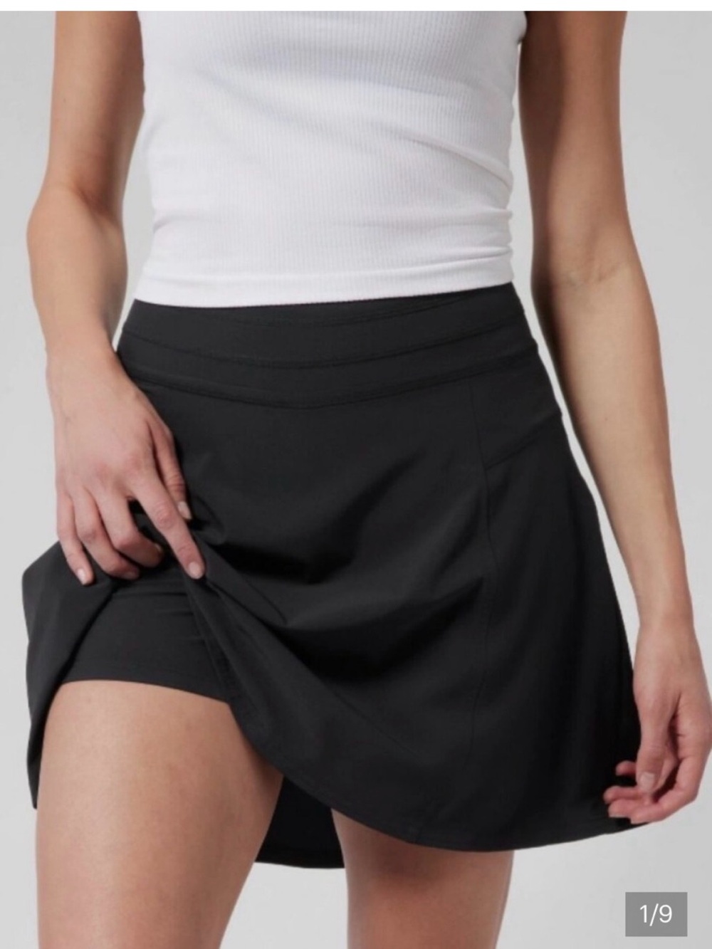 Athleta All Day Skort Black size 8